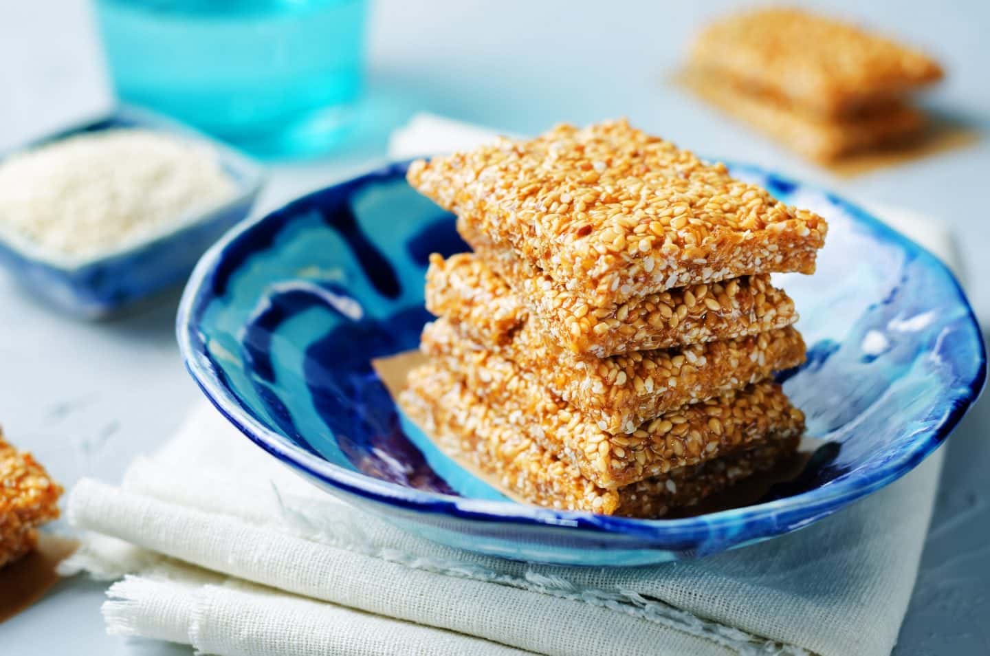 Read more about the article Sesame Cookie Bars (Paleo and Gluten Free)- 18 Servings